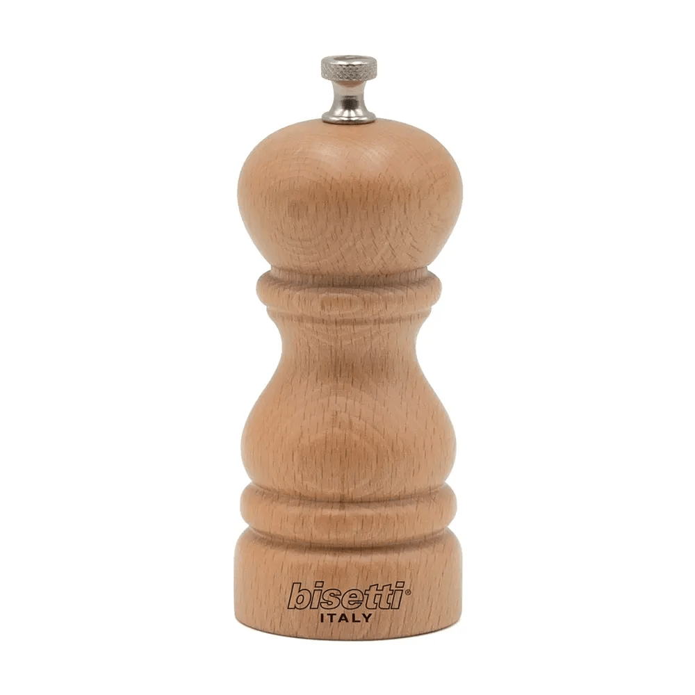 Bisetti 6150N Beechwood Roma Pepper Mill Natural 13CM HorecaStore