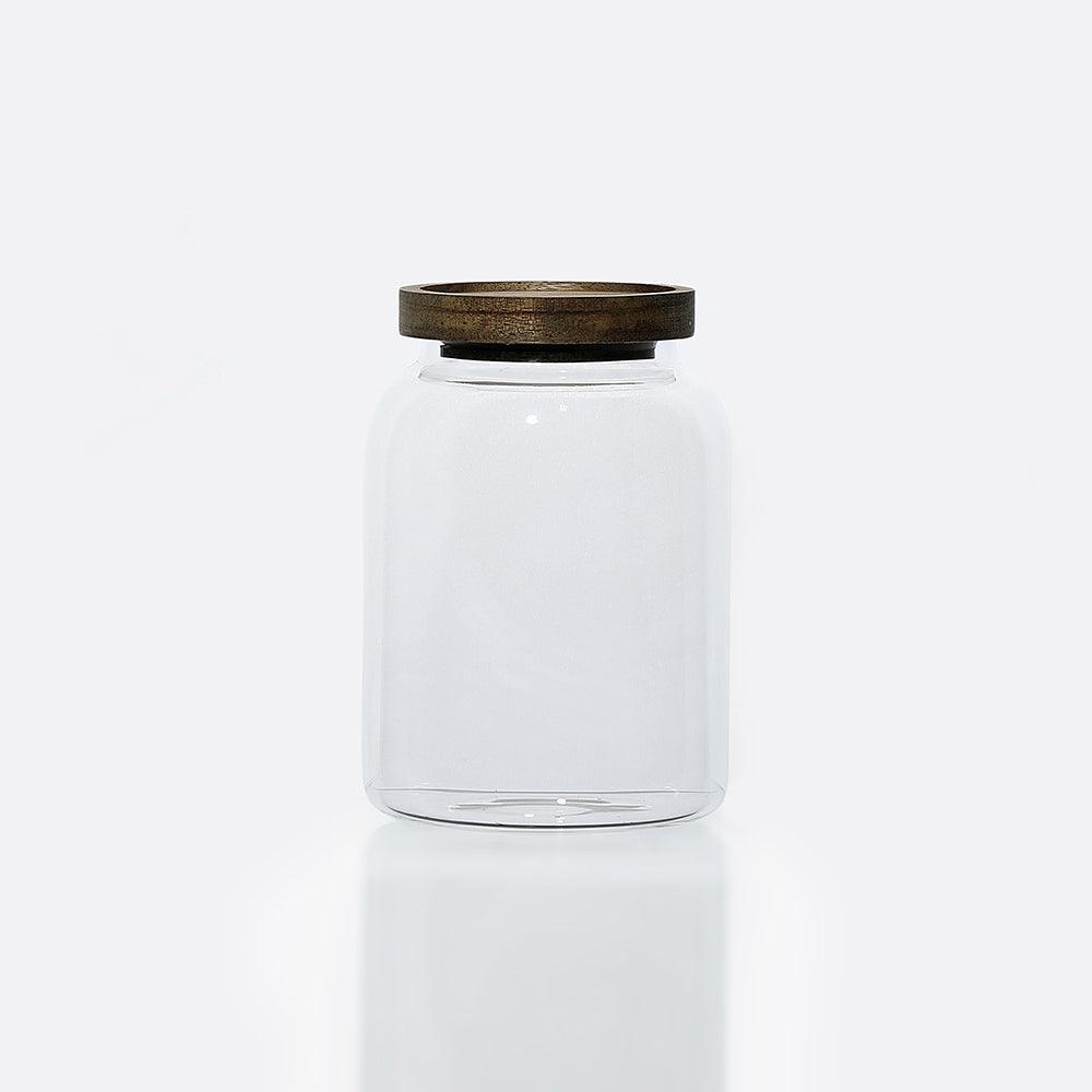 Glass Jar With Rounded Bamboo Lid version 1.0 