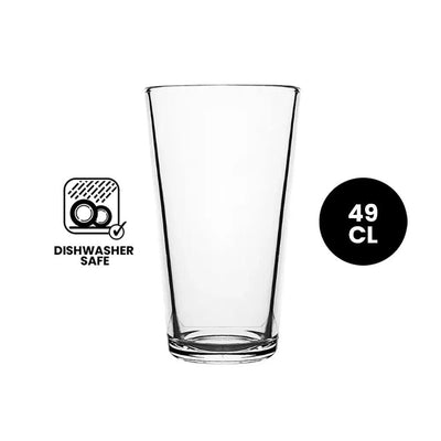 Pasabahce 52439 Alanya Beer Tumbler Glass 49cl, 4/Case - HorecaStore