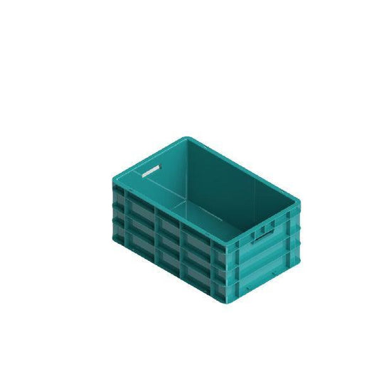 Closed Crate L 600 x W 400 x H 280 mm, Green - thehorecastore