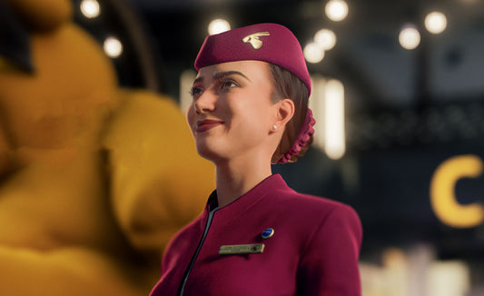 Qatar Airways introduced world's first human looking AI cabin crew