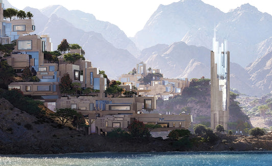Neom presents futuristic Norlana district for Saudi elite class.