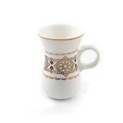 Porceletta Porcelain Belly Tea Cup Set Ivory, 100 ml