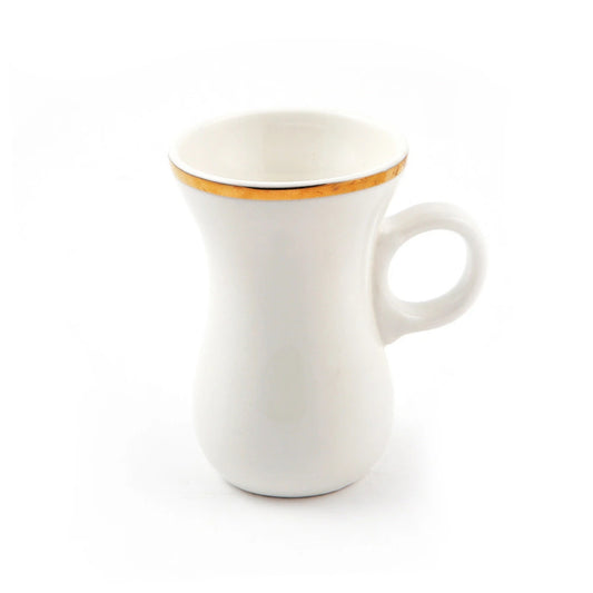 Porceletta Porcelain Belly Tea Cup Set Ivory, 100 ml