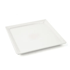 Porceletta Porcelain Square Plate Ivory, 30 cm