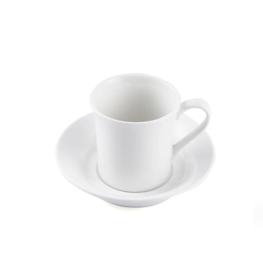 Porceletta Porcelain Tea and Coffee Cup & Saucer Ivory, 230 ml