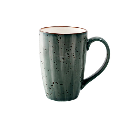 Porceletta Porcelain Tea & Coffee Mug Green Color Glazed, 300 ml