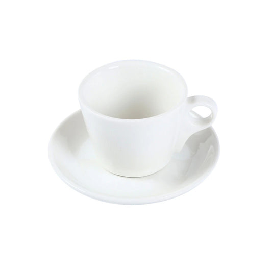 Porceletta Porcelain Cup & Saucer Ivory, 85 ml