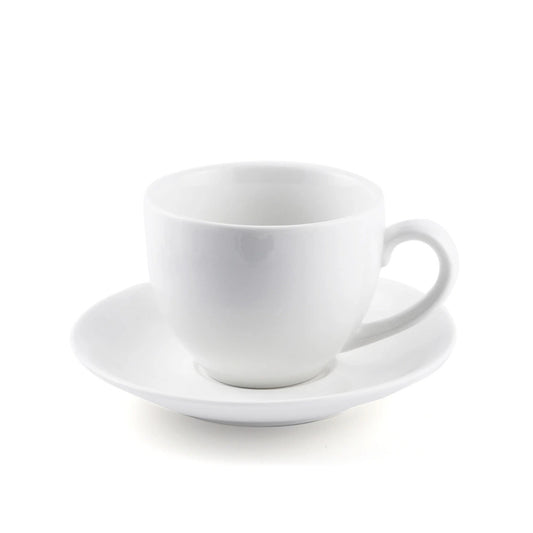 Porceletta Porcelain Cappuccino Cup & Saucer Ivory, 200 ml