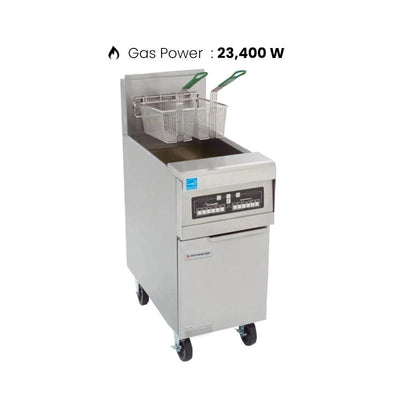 Frymaster PH155CSE Single Container Gas Fryer With Digital Controles 23 Liter 23.4 kW - HorecaStore