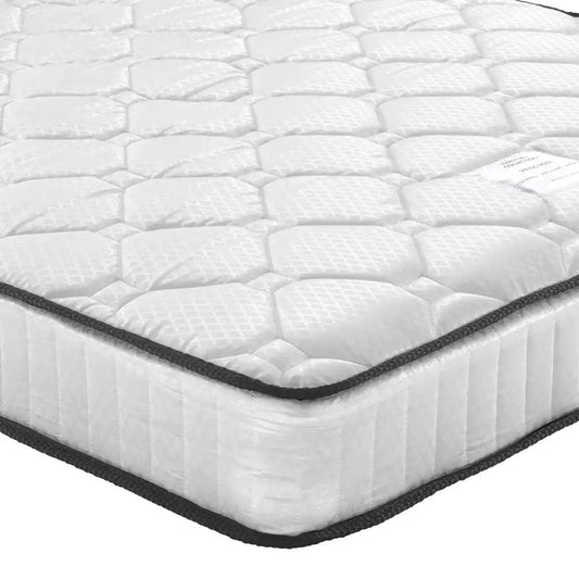Super Spring Double Bed Poly Cotton Mattress 120 x 190cm   HorecaStore