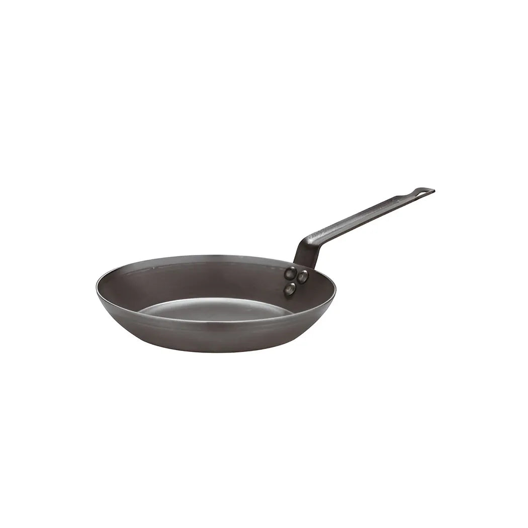 Paderno Heavy Black Steel Frypan, 28 cm