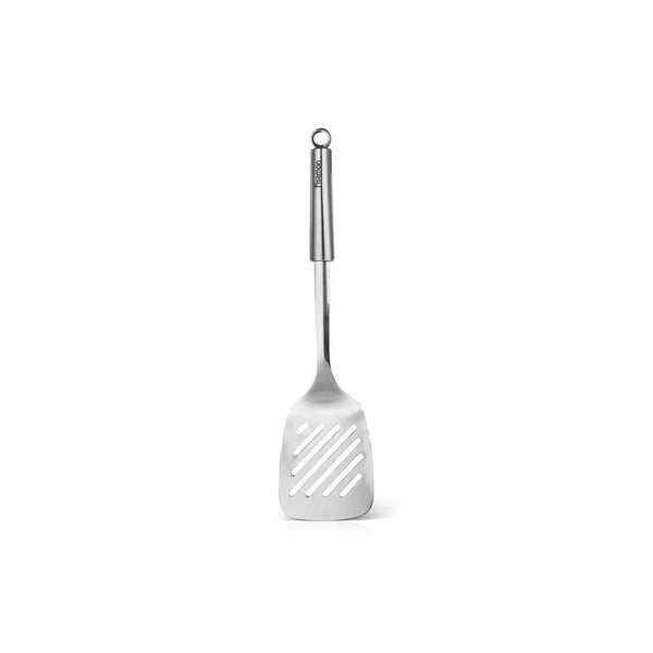 Zonda Series Slotted Turner in Silver Color, 34 cm