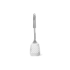 Zonda Series Slotted Turner in Silver Color, 34 cm