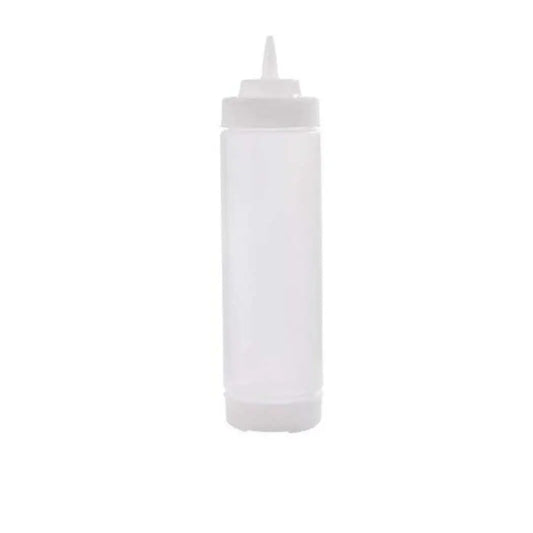 Tablecraft 12463C Polyethylene Clear Squeeze Bottle 7 x 7 x 26 cm, 24 oz