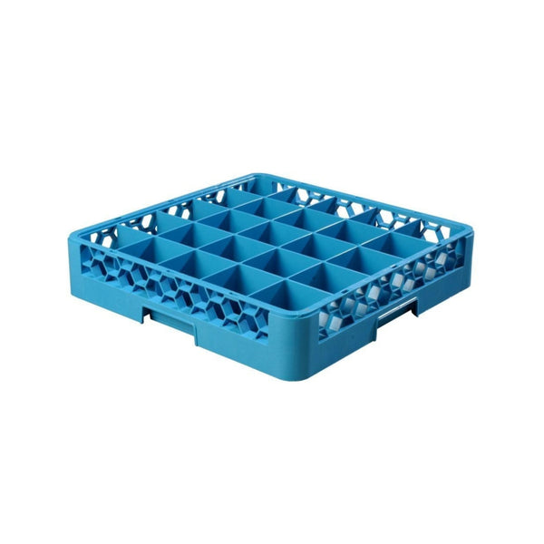 Jiwins Plastic Glass Rack 25 Compartment Blue, 49.5 cm