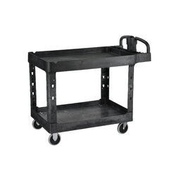 Jiwins Polypropylene Heavy-Duty Utility Cart Black, 227 kg