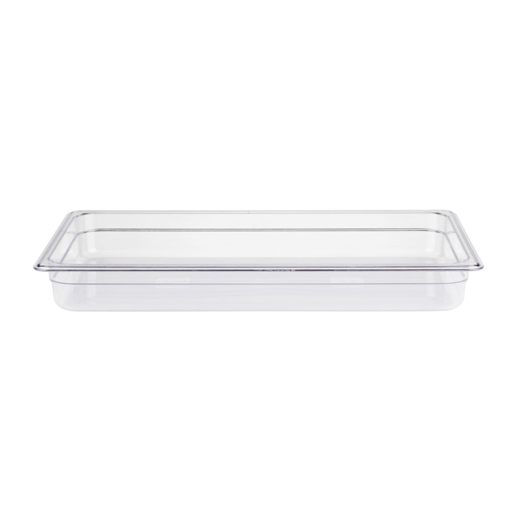 Jiwins PC Plastic GN 1/1 Gastronorm Pan Clear, 6.5 cm