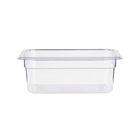 Jiwins PC Plastic GN 1/9 Gastronorm Pan Clear, 6.5 cm