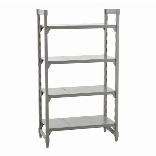 Jiwins PP-Iron Starter Shelving Unit Solid Grey, 106 x 61 x 180 cm