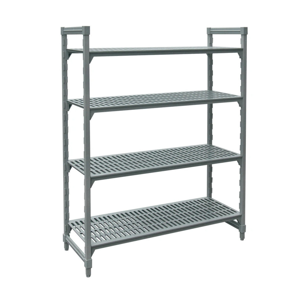 Jiwins PP-Iron Starter Shelving Unit Vented Grey, 91 x 53 x 160 cm