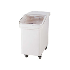 Jiwins Plastic Ingredient Bin with Lid White, 102 Ltr