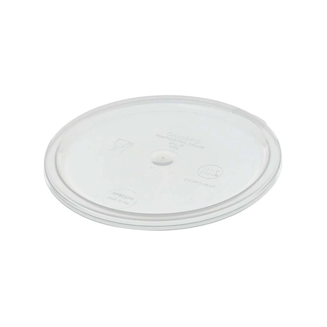 Jiwins Plastic Round Cover Lid Clear, 1 Qt