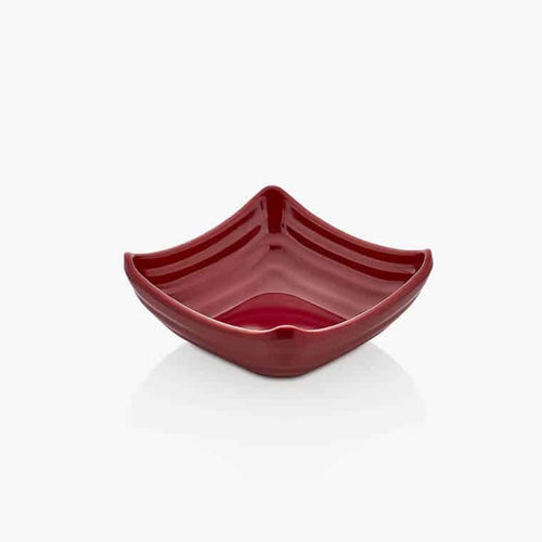 Kulsan 13100.R Melamine Gravy Boat Karo, 11 x 11cm, Color Red