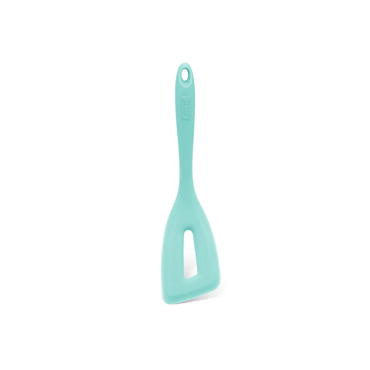 Iris Series Silicone Slotted Spatula/Turner in Mint Green Color, 27 cm