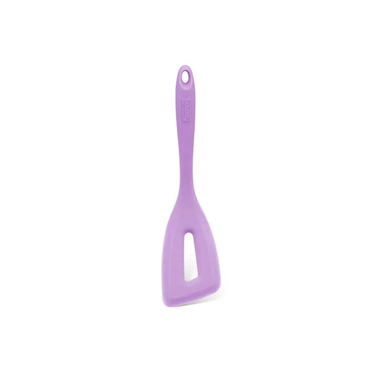 Iris Series Silicone Slotted Spatula/Turner in Purple Color, 27 cm