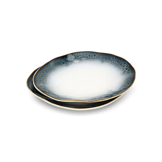 GALACTICA Porcelain 2-Piece Plates, 21 cm