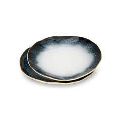 GALACTICA Porcelain 2-Piece Plates, 16 cm