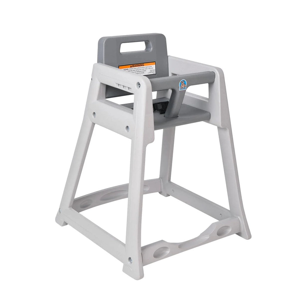 Koala Kare Diner High Chair 22 1/4” W x 30 1/4” H x 23 1/2” D (565 x 743 x 597 mm)- Grey