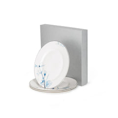 Lyon Series Porcelain 4-Piece Plates, 19 cm