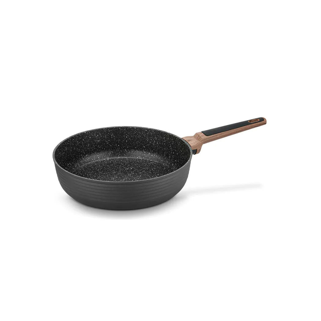 Diamond Series Aluminum Non-Stock Deep Frying Pan with Induction Bottom, 28 cm