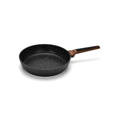 Diamond Series Aluminum Non-Stock Frying Pan with Induction Bottom in Black Color, 26 x 5.8 cm