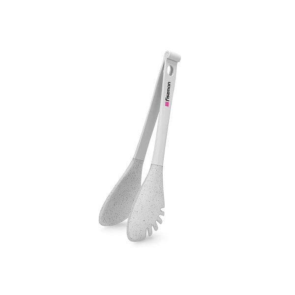 Bianca Series Nylon And Silicone Multi-Purpose Tongs in White Color, 29 cm