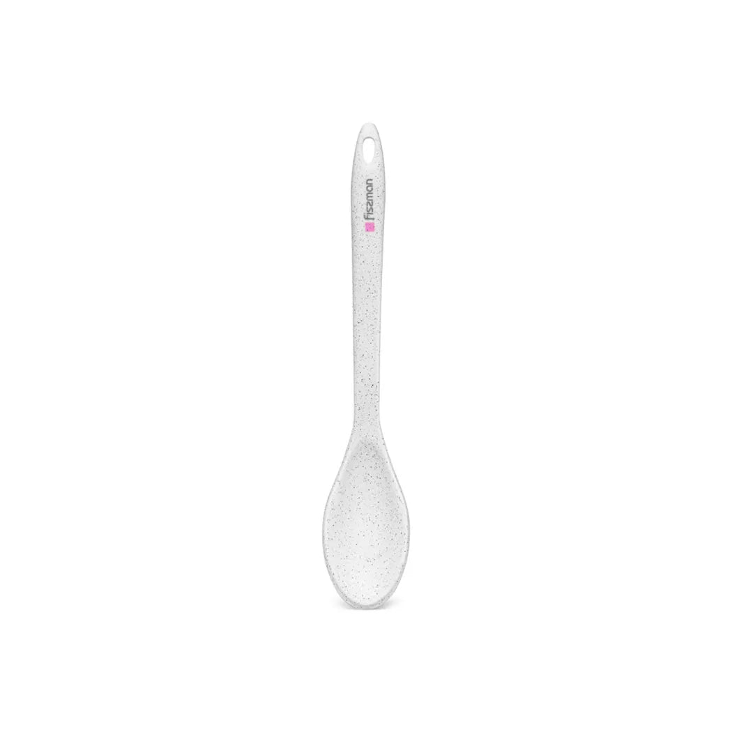 Bianca Series Nylon And Silicone Serving Spoon in White Color, 33.5 cm