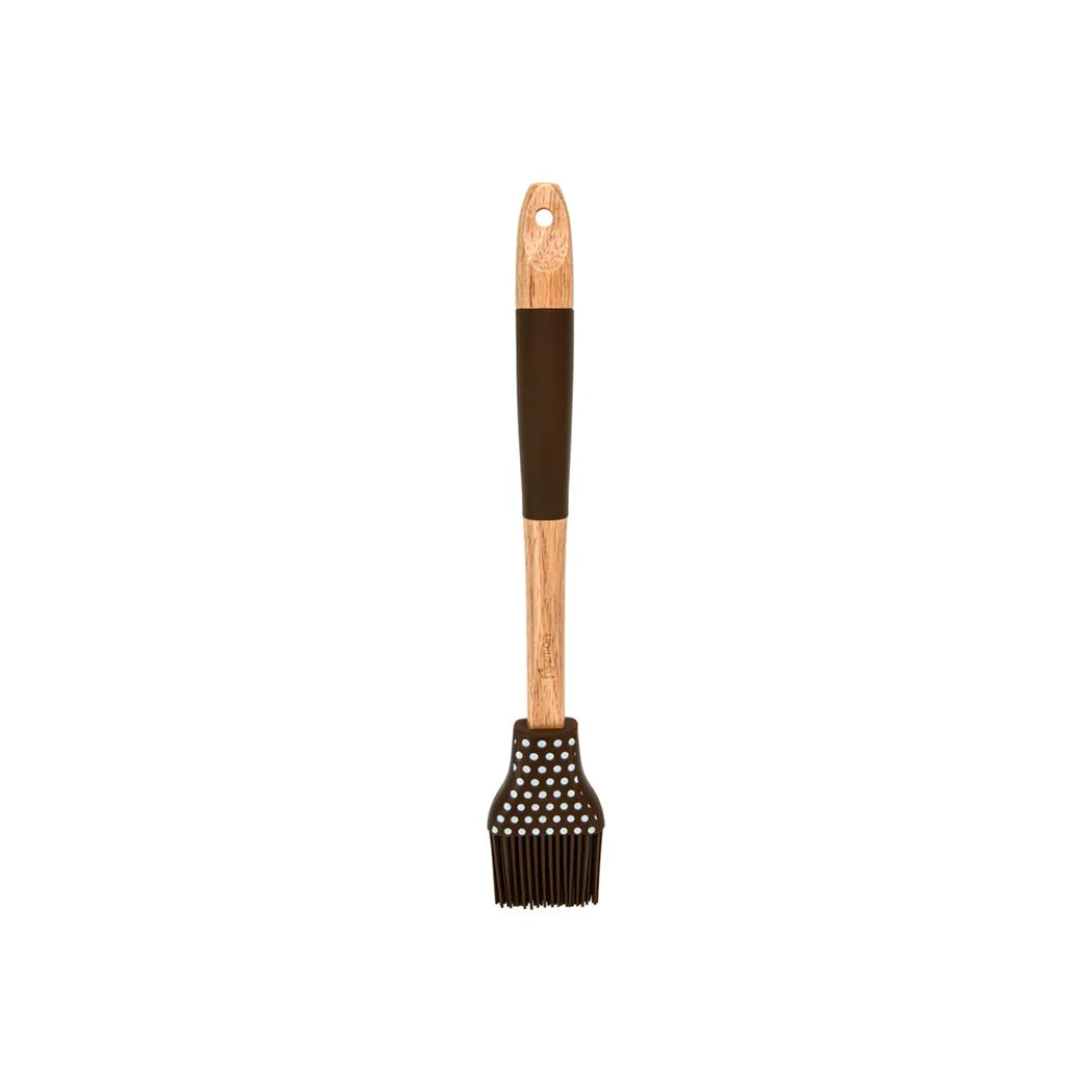 Chefs Tools Silicon Brush With Handle in Chocolate Color, 30.5 cm