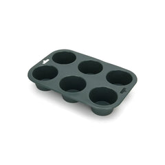 6 Cups Silicon Muffin Mould, 23.5 x 16 x 4 cm