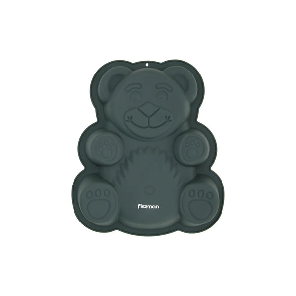 Teddy Bear Shape Silicon Cake Mould, 26 x 24 x 5 cm