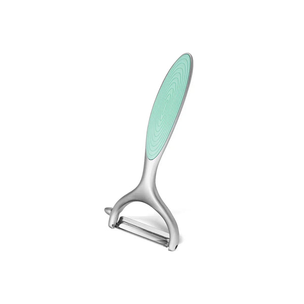 Luminica Series Zinc Alloy Y-Shaped Peeler in Mint Green Color, 14 cm