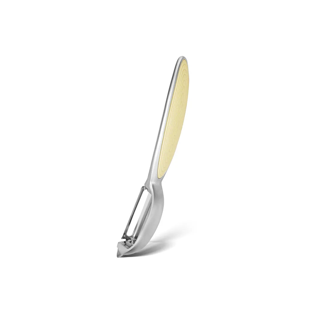 Luminica Series Zinc Alloy P-Shape Peeler in Yellow/Silver Color, 17 cm