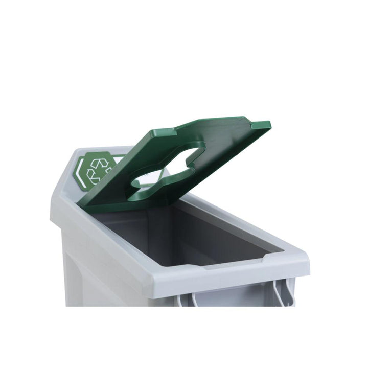 Trust Commercial 1713 Polypropylene Paper/bottle Recycling top, Green - HorecaStore