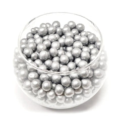 Choco Lake Decor Choco Rizo / Crunchy Beads Silver 6 mm1KG