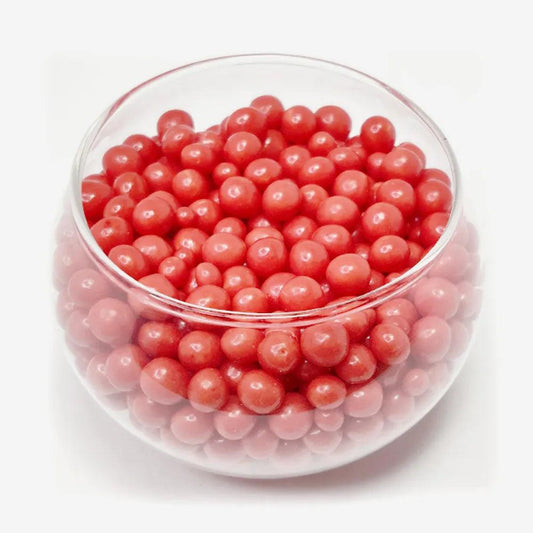 Choco Lake Decor Choco Rizo / Crunchy Beads Red 6 mm 1KG   HorecaStore