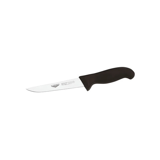 Paderno Stainless Steel Boning Knife with Black Handle, 14 cm