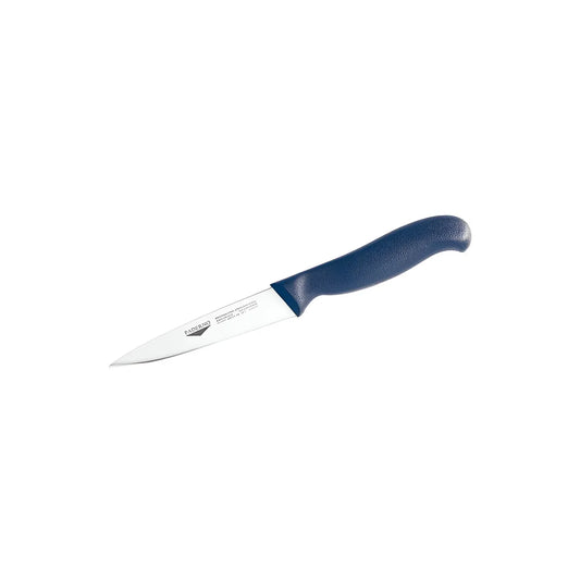 Paderno Stainless Steel Paring Knife with Blue Handle, 8 cm