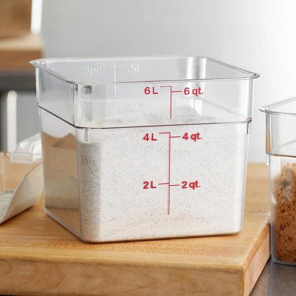 Cambro Camsquares Classis 6SFSCW135 Food Storage Container 5.7L