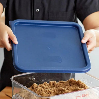 Cambro CamSquare SFC12453 Poly Lid Blue